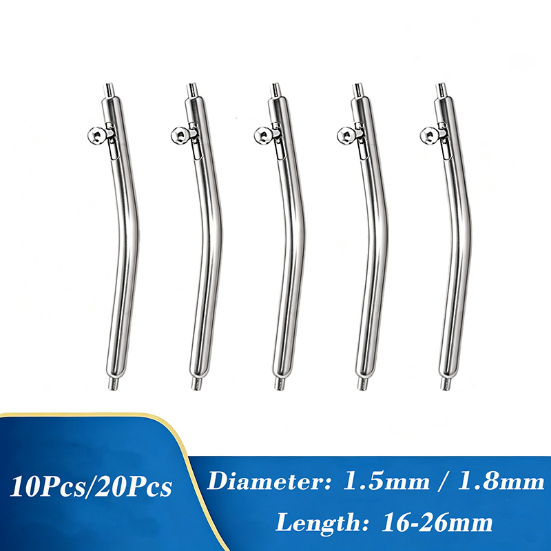 Curved Spring Bar - 1,5/1,8 mm – zakrzywione, szybkozłączne sprężynowe