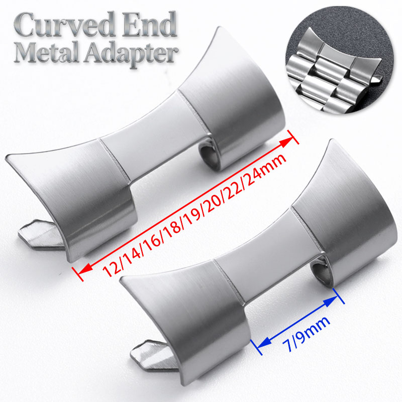 Curved Spring Bar - Adapter ze stali nierdzewnej z zakrzywionym