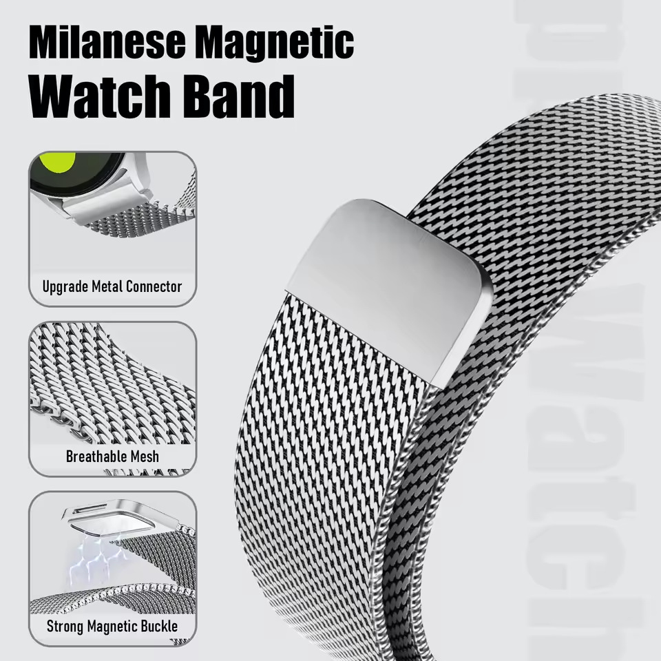 Pasek ze stalowej siatki typu  – Milanese Loop Magnetic recenzja i cena
